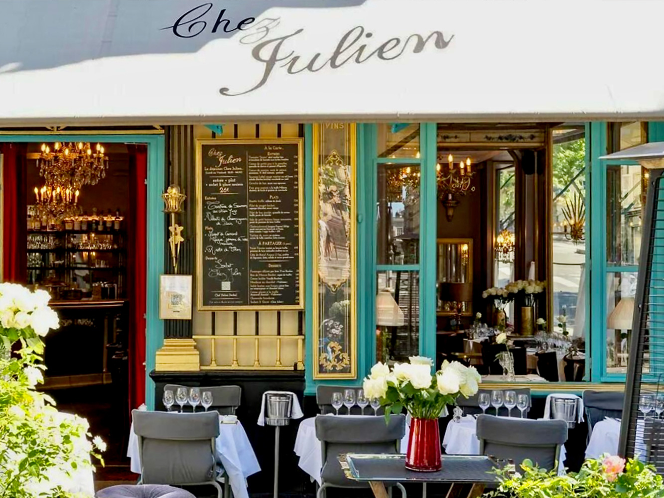 L'un des plus beaux Restaurants de Paris : Chez Julien - Marais