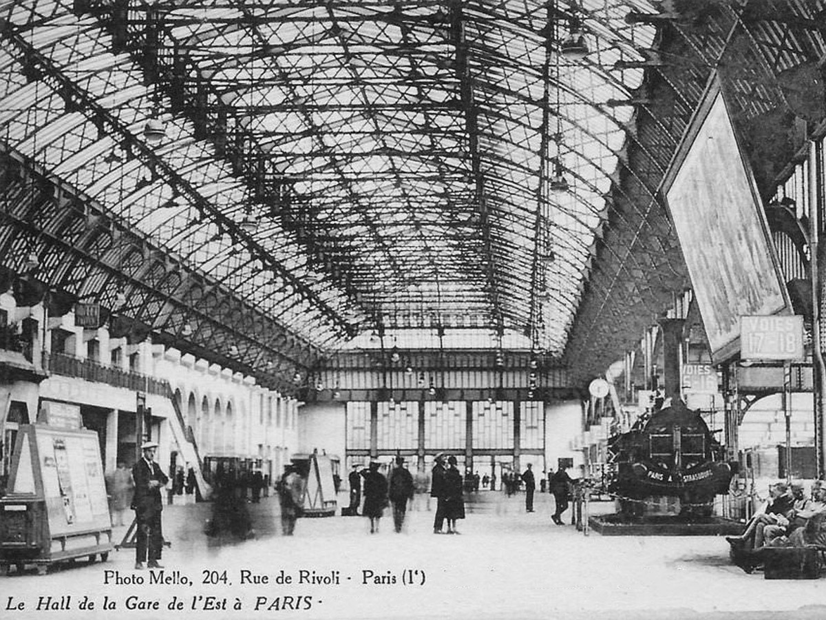 Histoire de la construction de la gare de l'Est à Paris