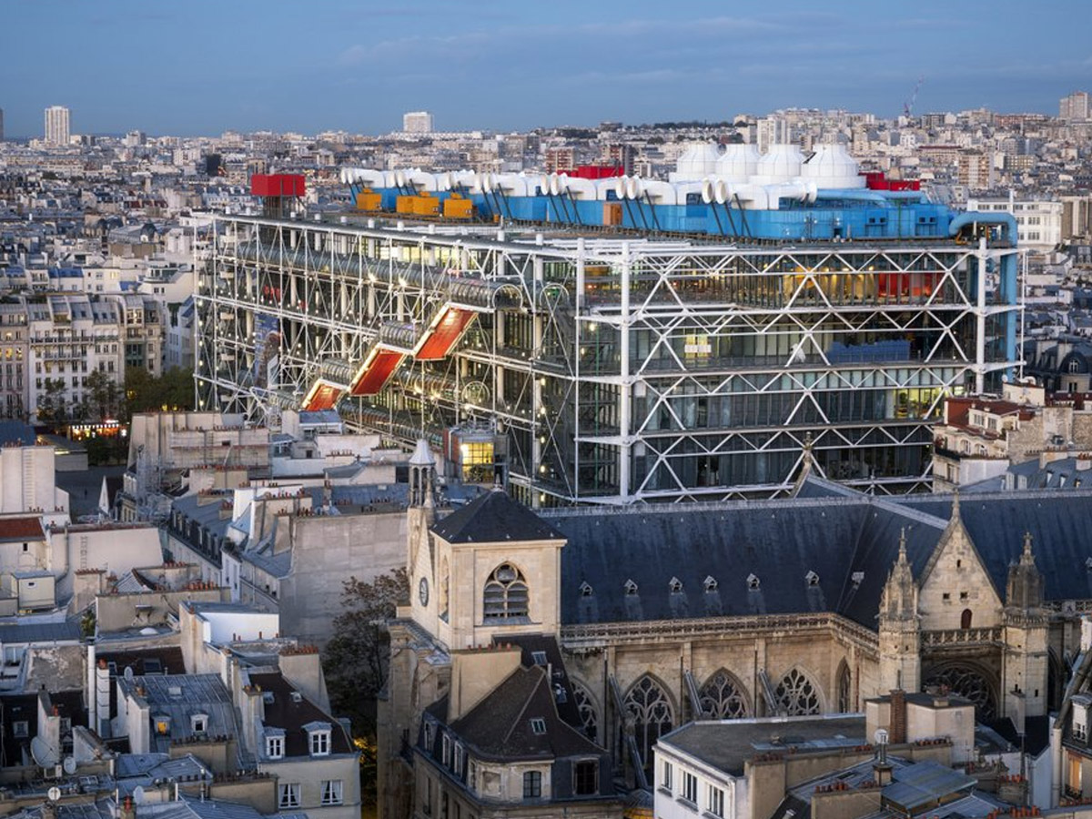 L'histoire insolite du centre Pompidou