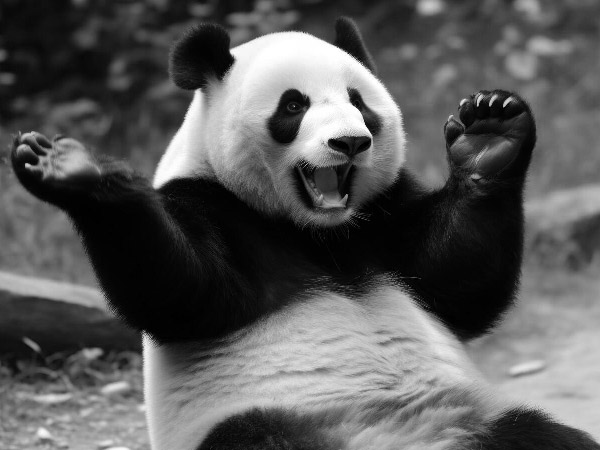 Le Panda Yen Yen au jardin des plantes de Paris