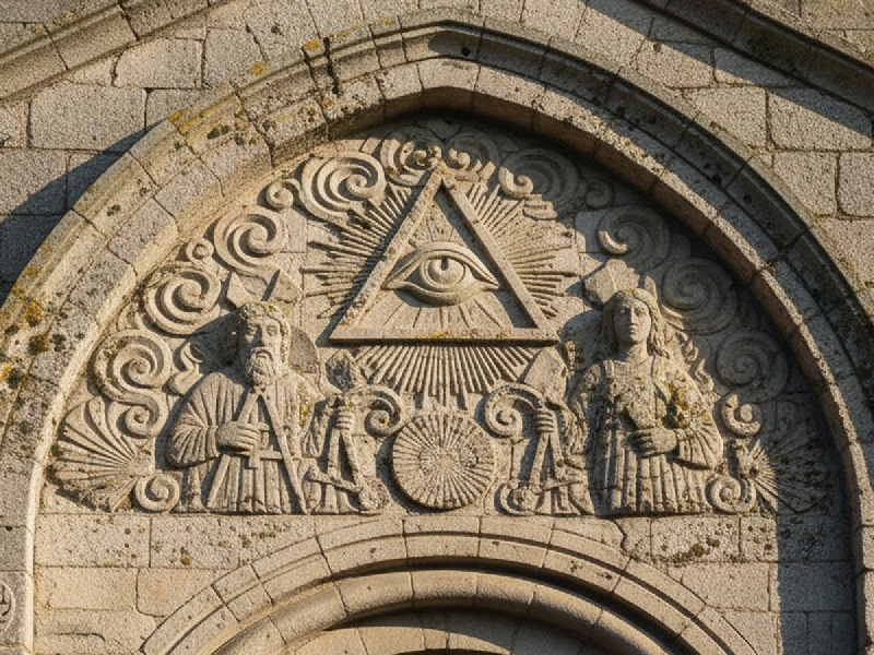 Francs-Ma&ccedil;ons b&acirc;tisseurs de cath&eacute;drales et d'&eacute;glises