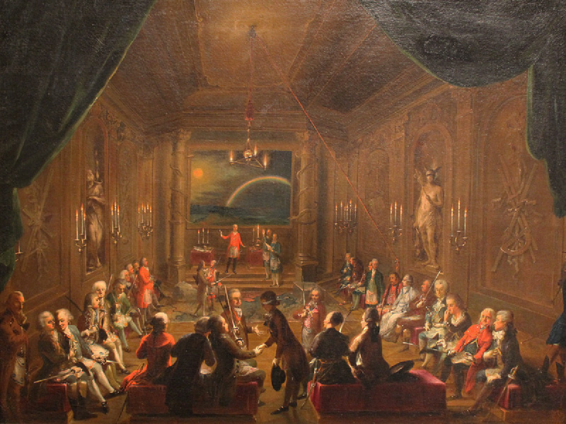 la premi&egrave;re loge de francs ma&ccedil;ons en France 