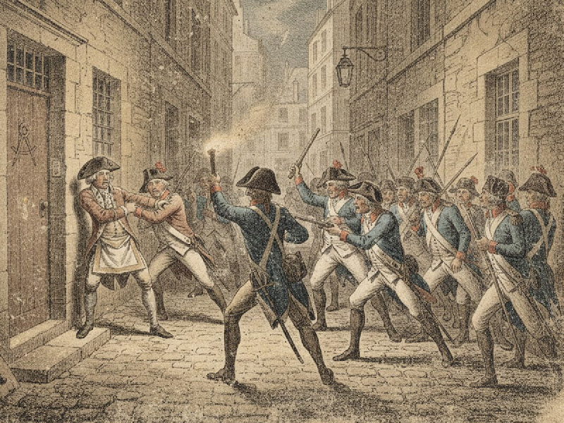 Les francs-ma&ccedil;ons chass&eacute;s pendant la r&eacute;volution fran&ccedil;aise 