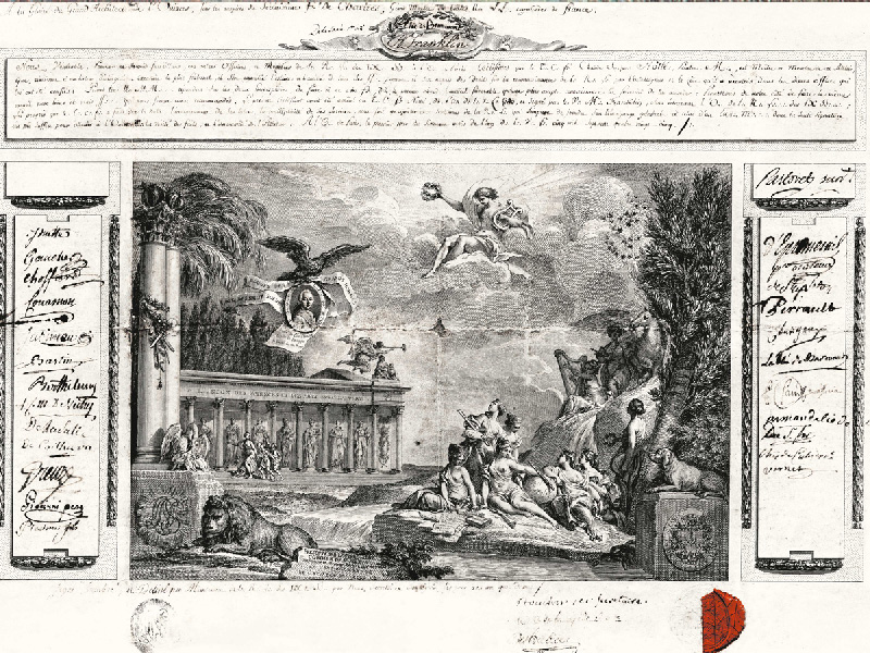 La loge des neuf soeurs &agrave; Paris