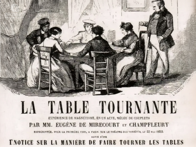 Les tables tournantes pour faire du spiritisme