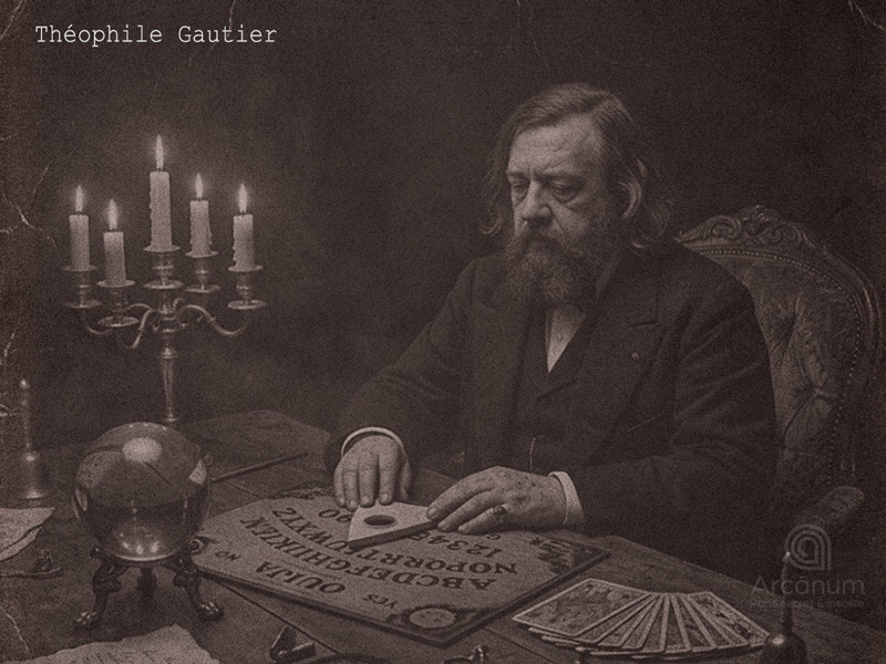 Théophile Gautier faisant du spiritisme
