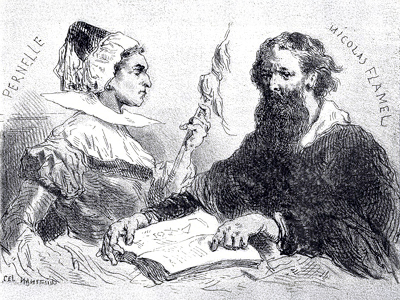 Nicolas Flamel et Dame Pernelle, son &eacute;pouse