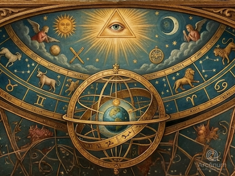 Franc-Ma&ccedil;onnerie et astrologie, symbolisme plan&eacute;taire, soleil et lune dans les loges parisiennes