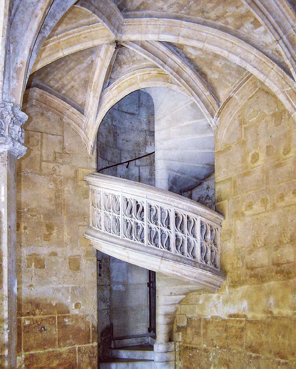 L'escalier en colimaçon du musée de Cluny