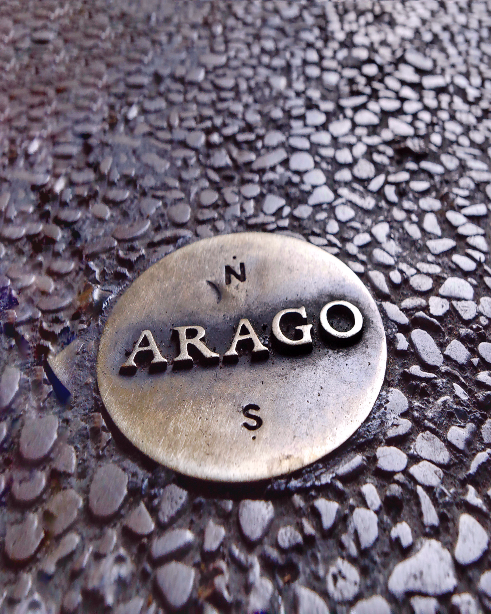 Les médaillons d'Arago - méridienne de Paris