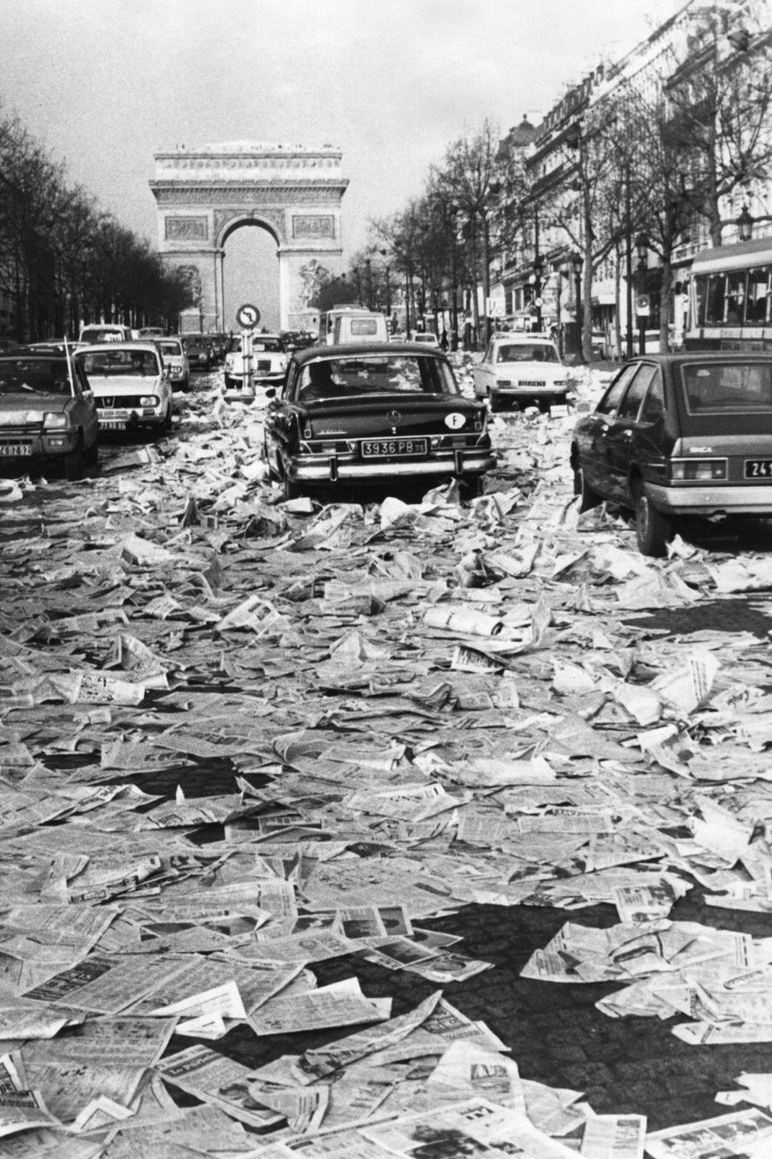 La grève des journalistes du Parisien en 1975
