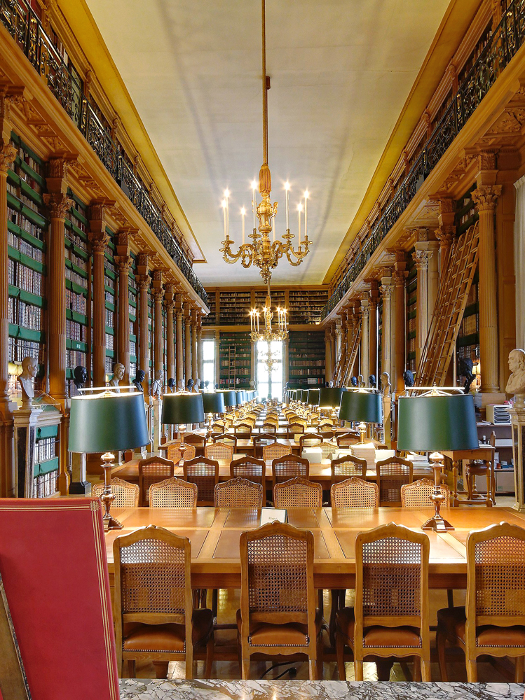 une bibliothèque pour la collection de livres de Mazarin