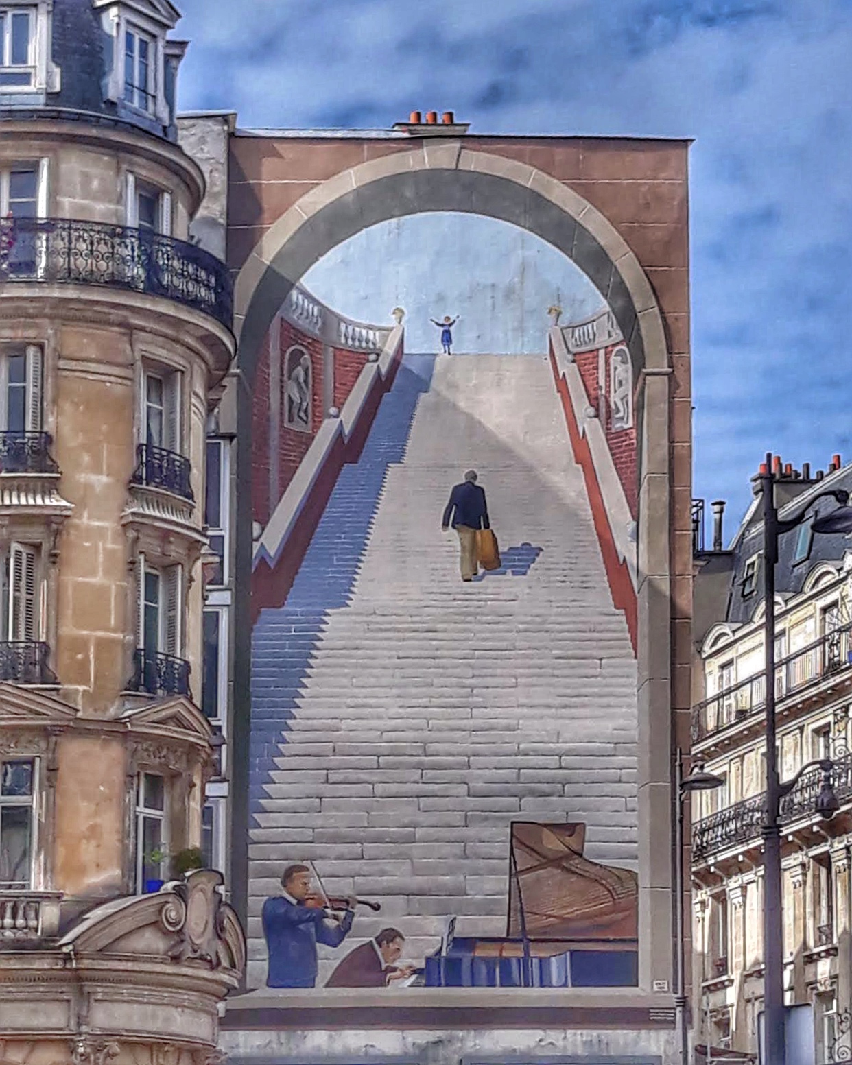 La fresque murale de Fabio Rieti à Etienne Marcel